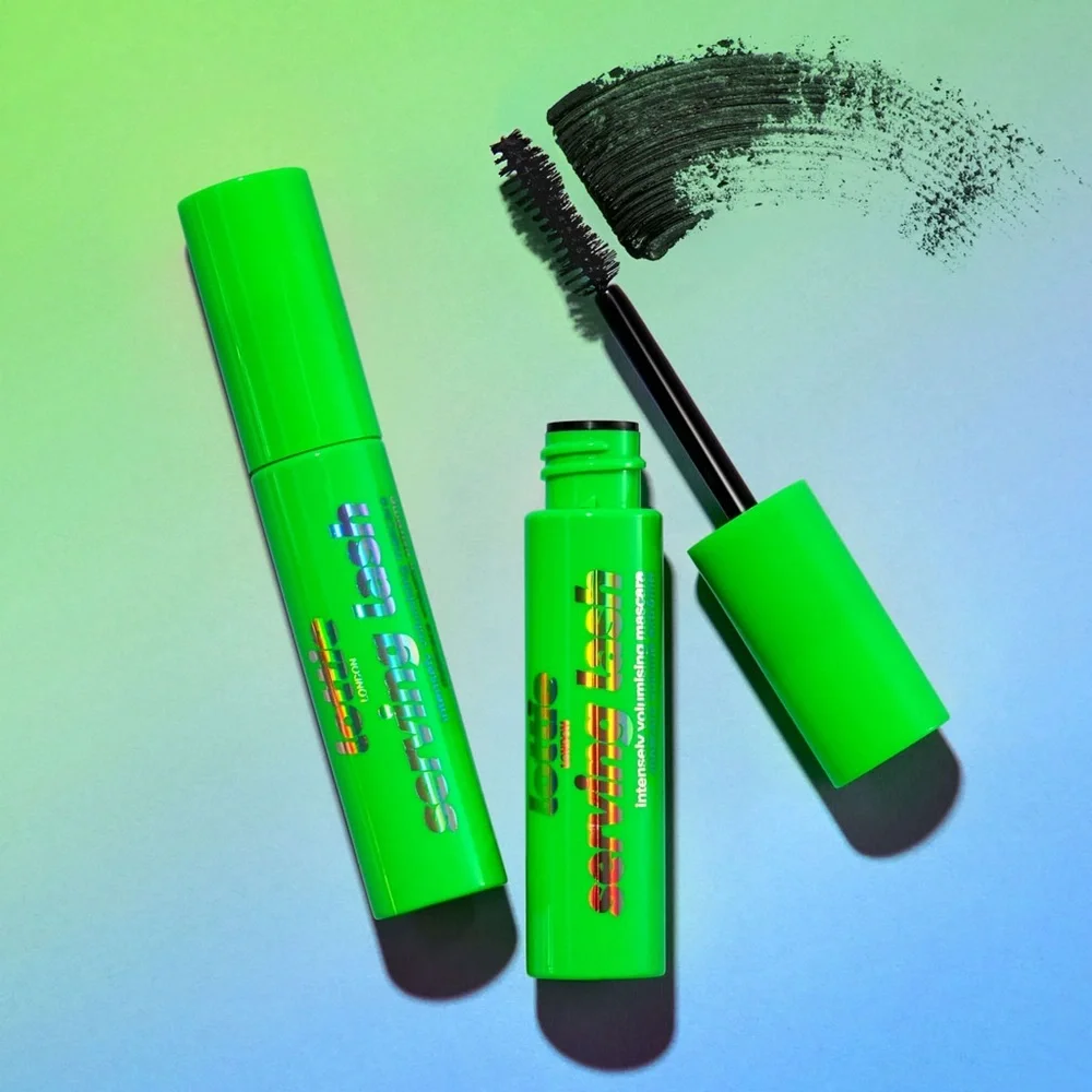 Lottie London Serving Lash Mascara Ultra Volumizing Vegan‎ Mascara - Black